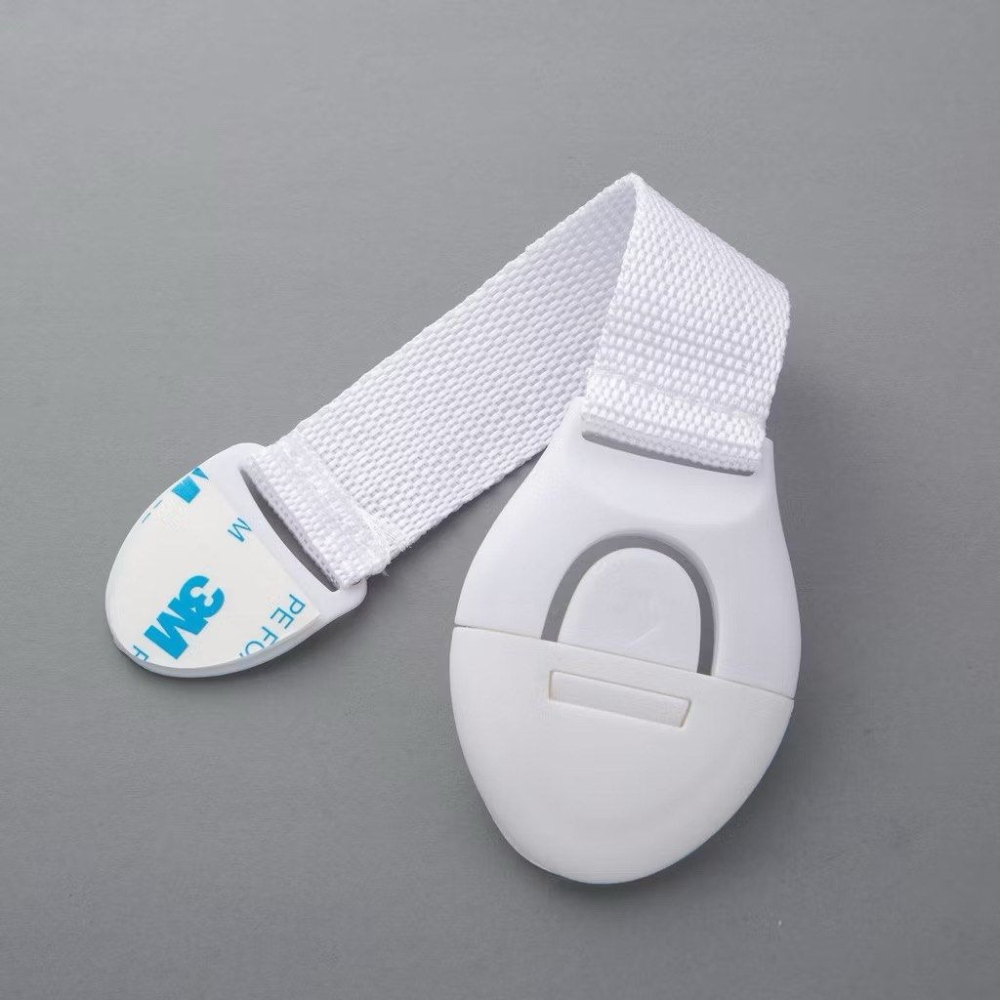 2入兒童安全鎖,加長鎖扣寶寶抽屜鎖,嬰幼兒抽屜防開器,衣櫃門鎖,冰箱鎖-細節圖3