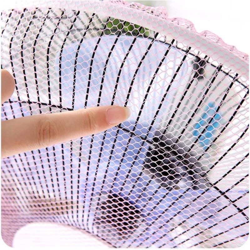 兒童安全電風扇防護網,網狀嬰幼兒保護風扇罩,立扇紗網套-細節圖2