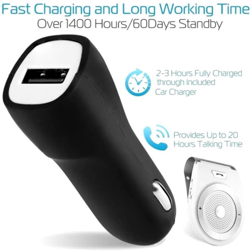 車載無線藍牙喇叭,汽車免提通話音樂播放器,車用立體聲音樂播放器-細節圖5