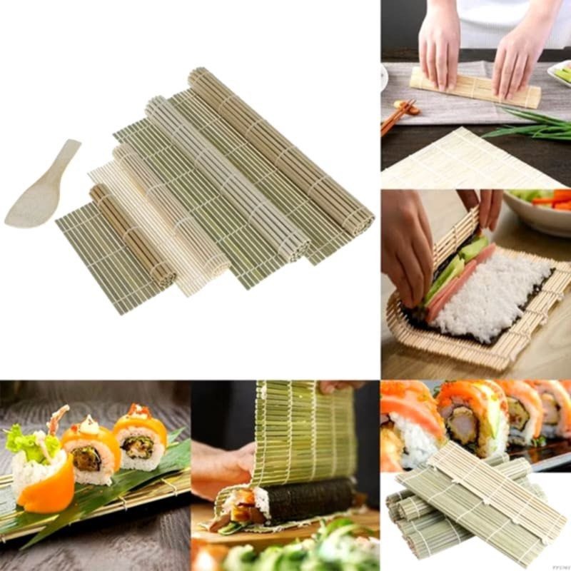 韓式料理紫菜包飯竹製壽司簾,日式海苔飯卷竹簾,24*23 cm-細節圖2