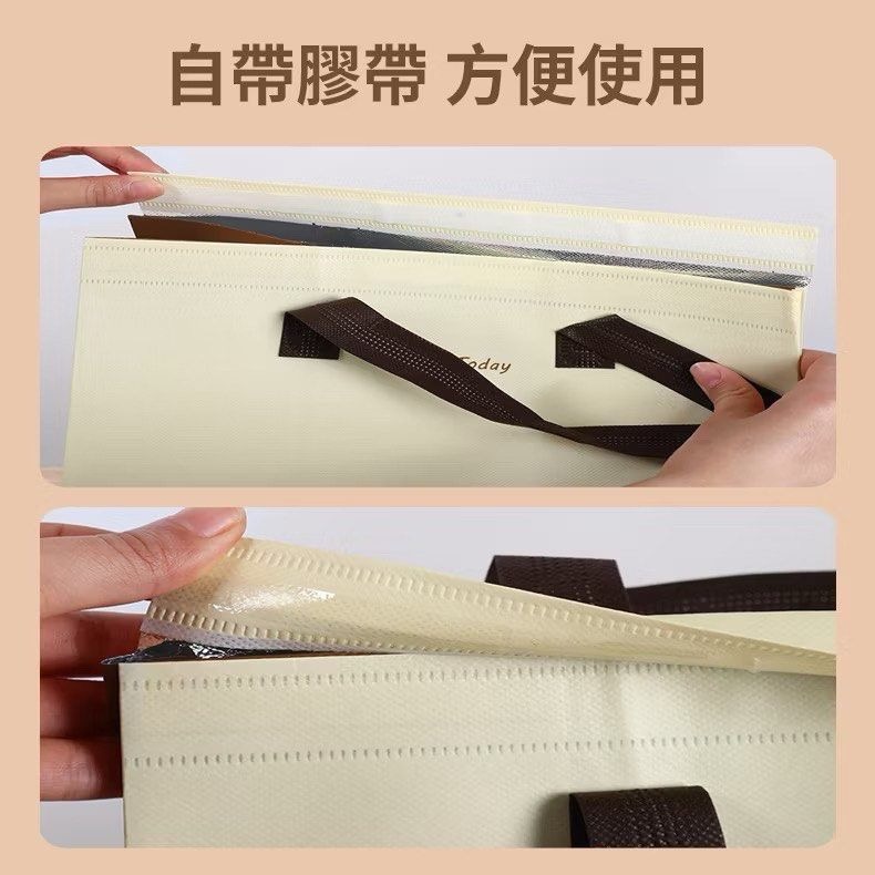10入鋁箔外帶保溫袋,可愛小熊保溫保冷手提袋,防水抗壓三層加厚保鮮袋,送禮禮物包裝袋-細節圖4