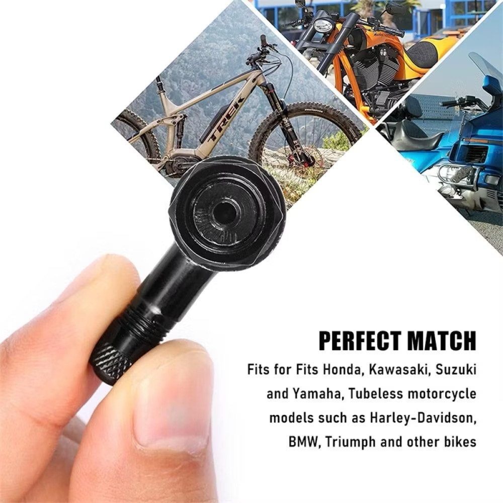 一對摩托車90 度角鋁合金氣門嘴,機車改裝車輪輪胎防漏氣嘴-細節圖2