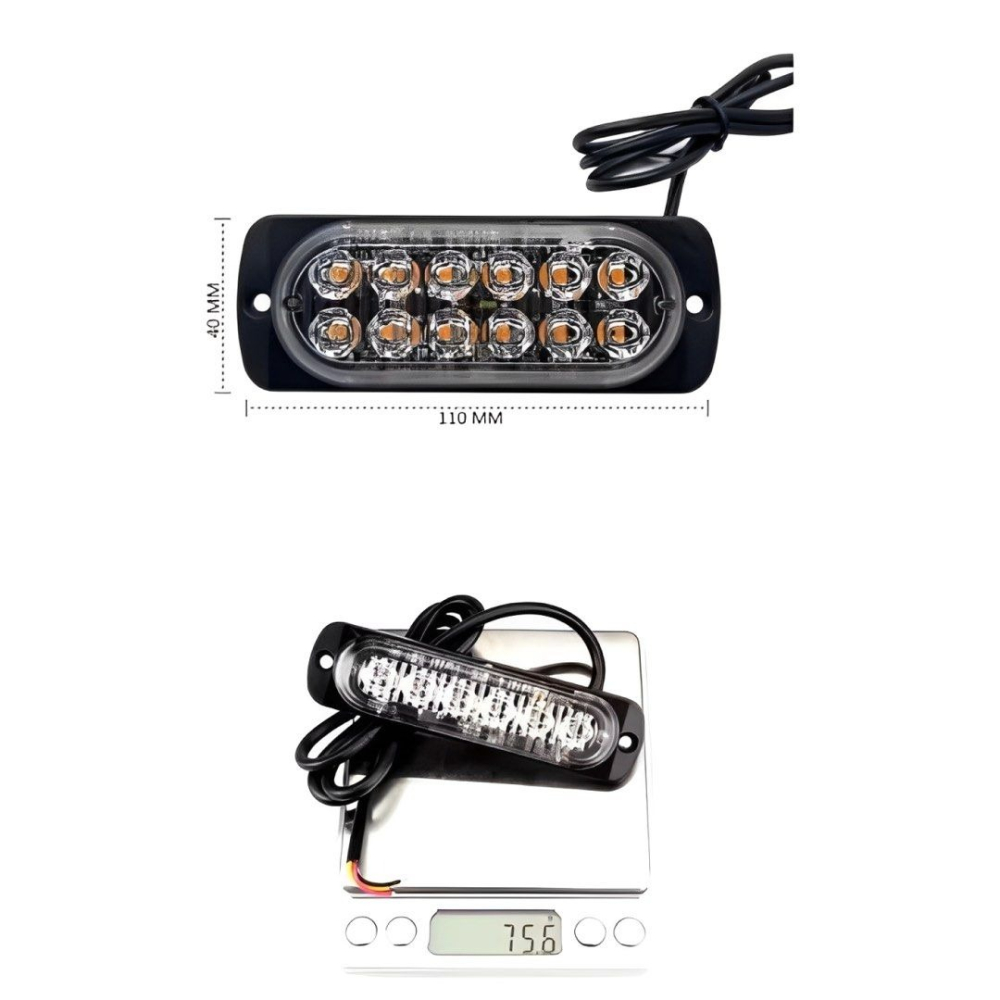 汽車改裝LED側邊燈,卡車改裝警示燈,工程車車門警示燈-細節圖6