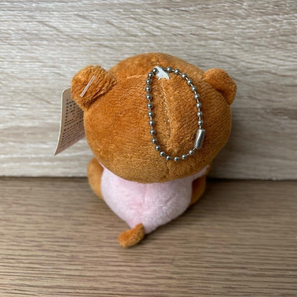 可愛抱星星小熊娃娃吊飾,絨毛玩偶包包裝飾小物鑰匙圈-細節圖2