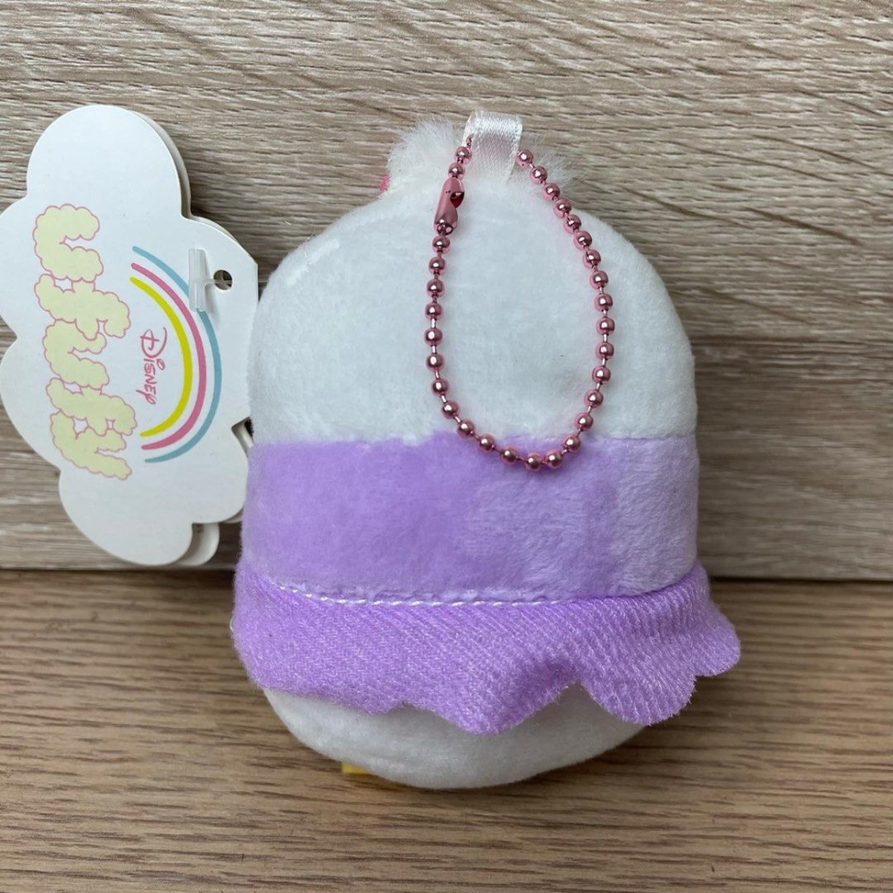 迪士尼黛西柔軟絨毛娃娃吊飾,可愛毛絨玩偶包包裝飾小物,10cm-細節圖2