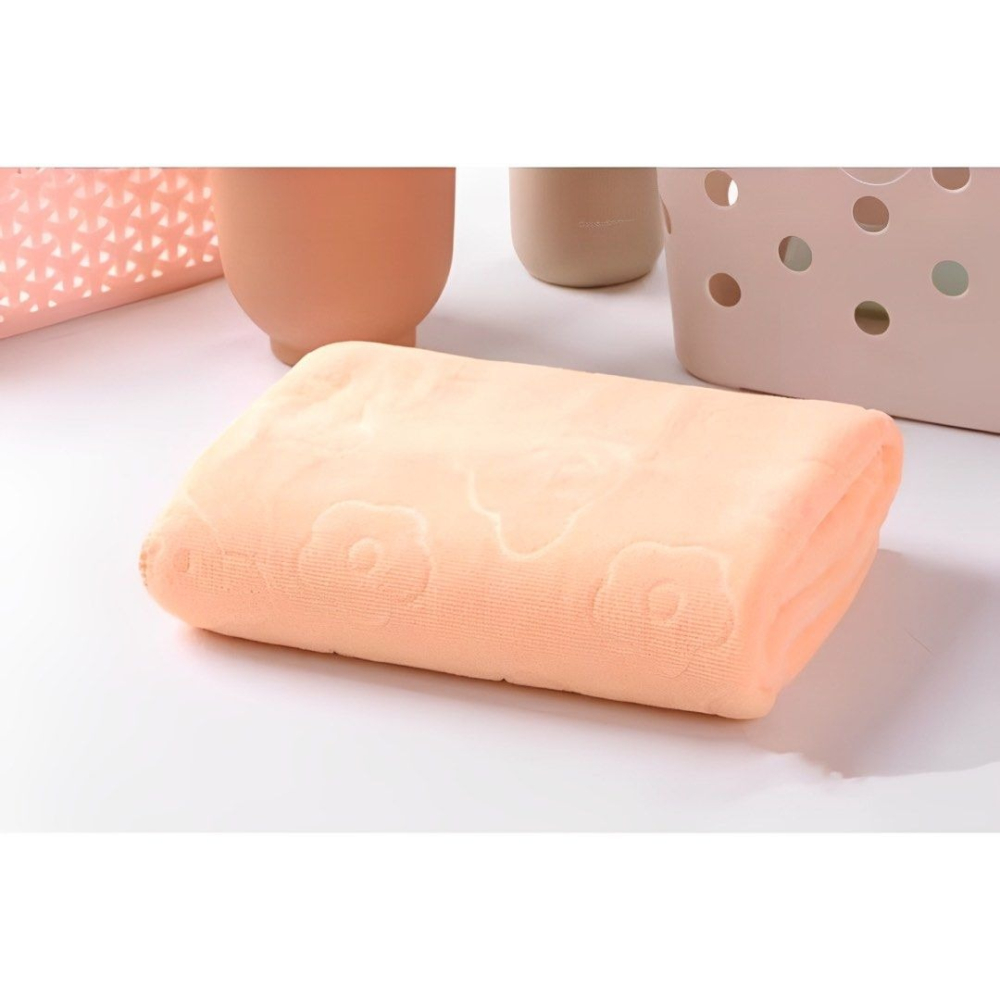 小熊壓花浴巾,沐浴吸水大毛巾,浴室柔軟洗澡巾-細節圖10