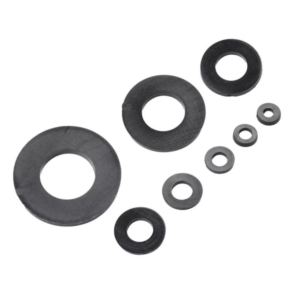 350個尼龍平墊圈M2/M2.5/M3/M4/M5/M6/M8黑色平密封墊圈-細節圖3