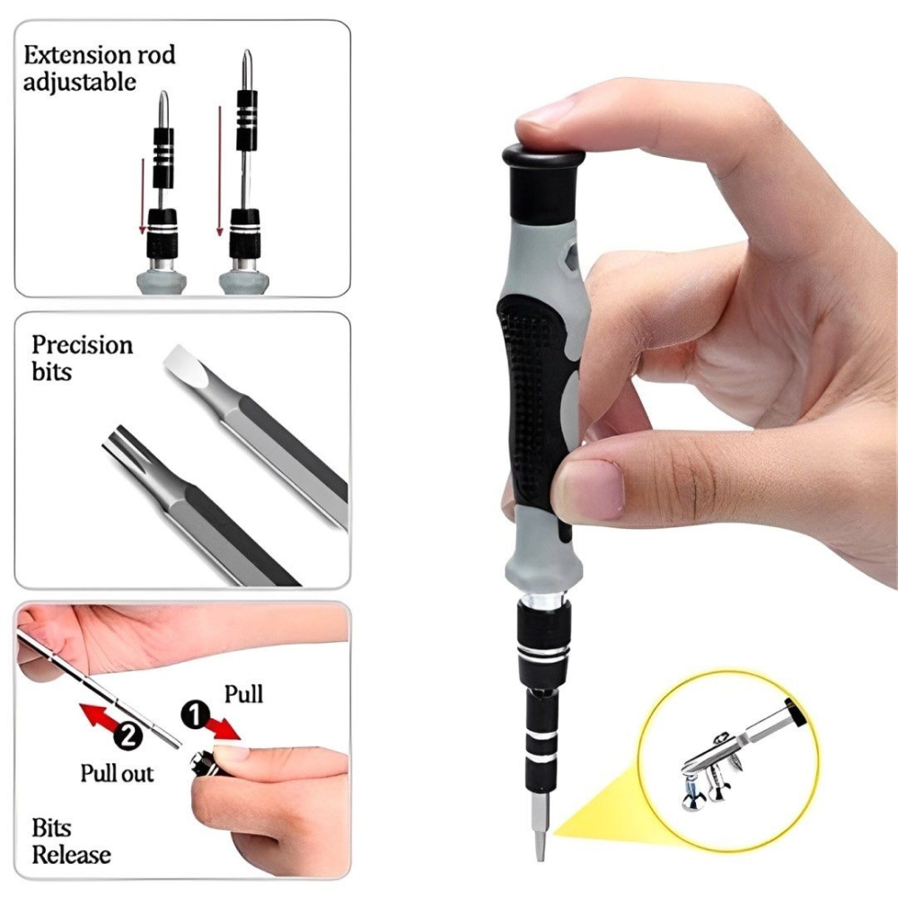 115件組手機維修工具套裝,iPhone手機維修螺絲起子拆機設備-細節圖3