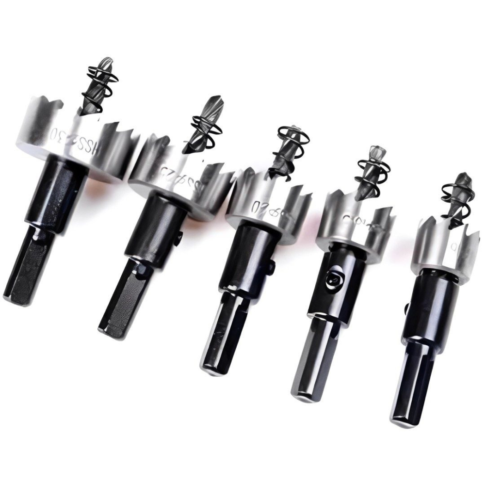 5支HSS高速鋼開孔器鑽頭,鋸齒開孔器,木板開撬電鑽頭五金工具,16/18.5/20/25/30mm-細節圖4