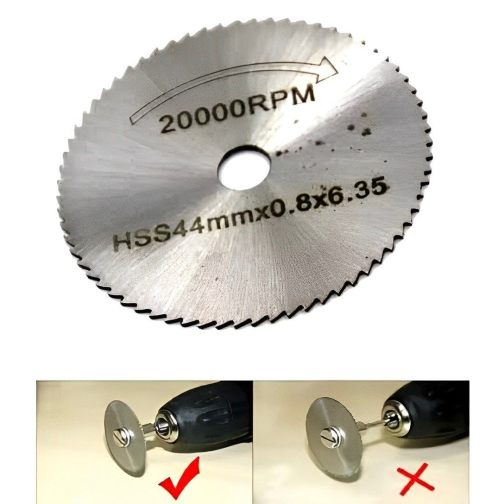 6合1高速鋼切割片,超薄電鑽迷你小切片,木工塑料鋸片,PVC壓克力切割工具,電磨機小圓鋸-細節圖2