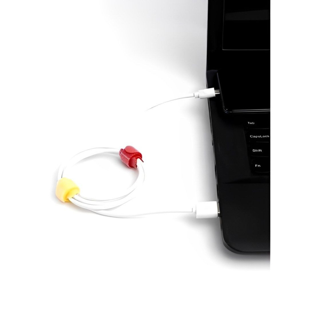 50條T型充電線整理綁帶,居家收納線材理線帶,魔鬼氈電腦線材集線束帶-細節圖5