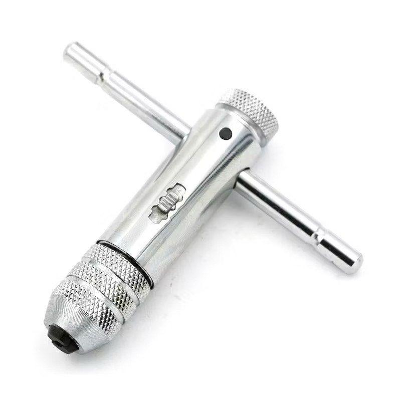 M3-M8可調棘輪絲攻扳手,T型螺絲攻扳手,單攻牙器,攻牙扳手-細節圖2