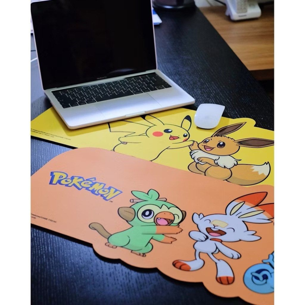 寶可夢造型滑鼠墊大集合款,PoKeMON正版授權可愛滑鼠墊,60×30cm-細節圖2