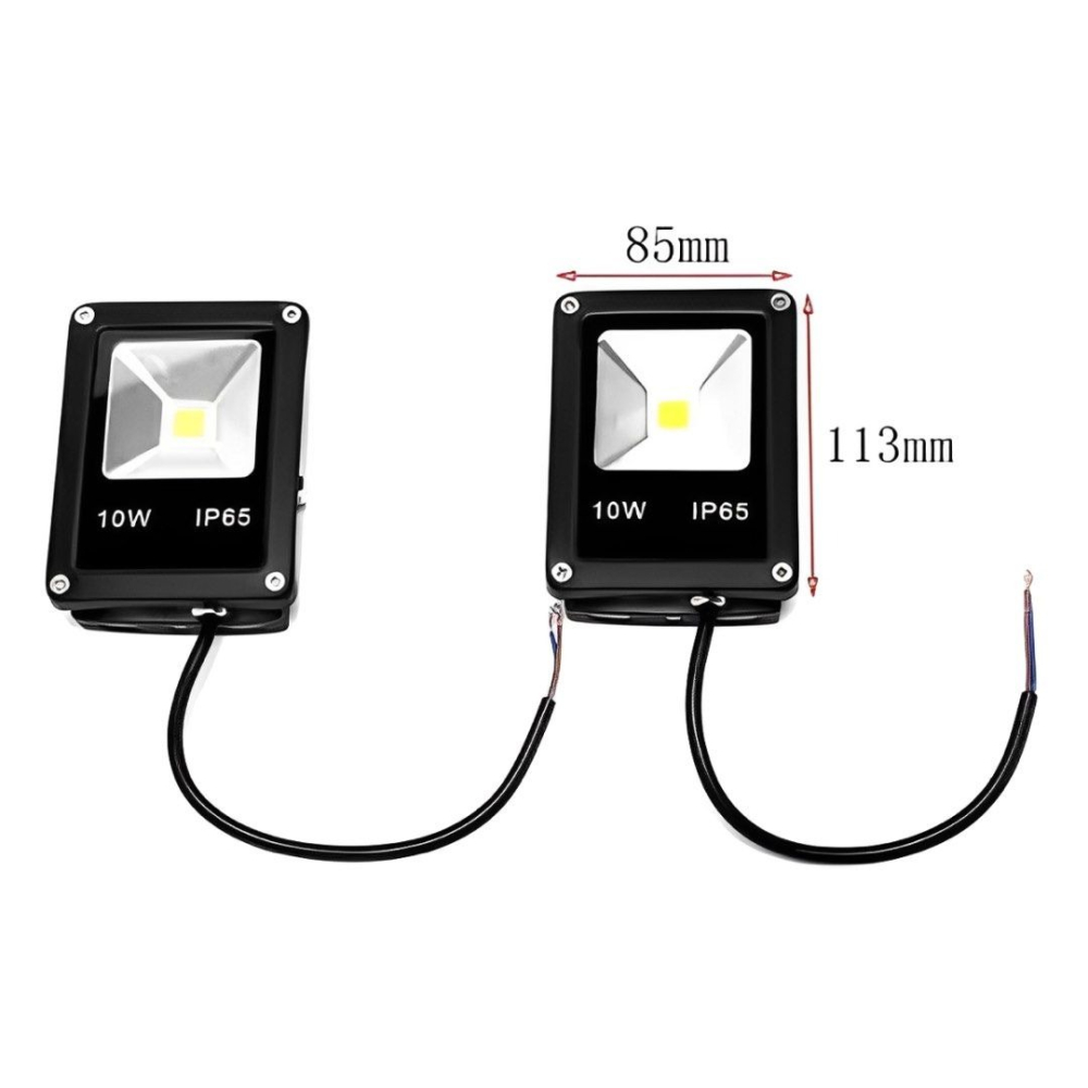 10W白光LED泛光投射燈,戶外IP65防水投光燈,LED探照燈-細節圖2