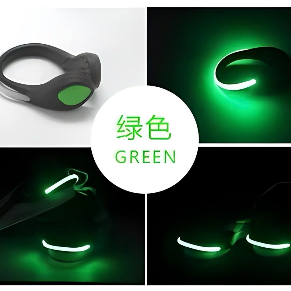 3LED發光鞋夾燈,戶外運動安全夜跑閃光鞋夾,夜光鬼步舞鞋燈,夜間慢跑健走警示燈-細節圖5