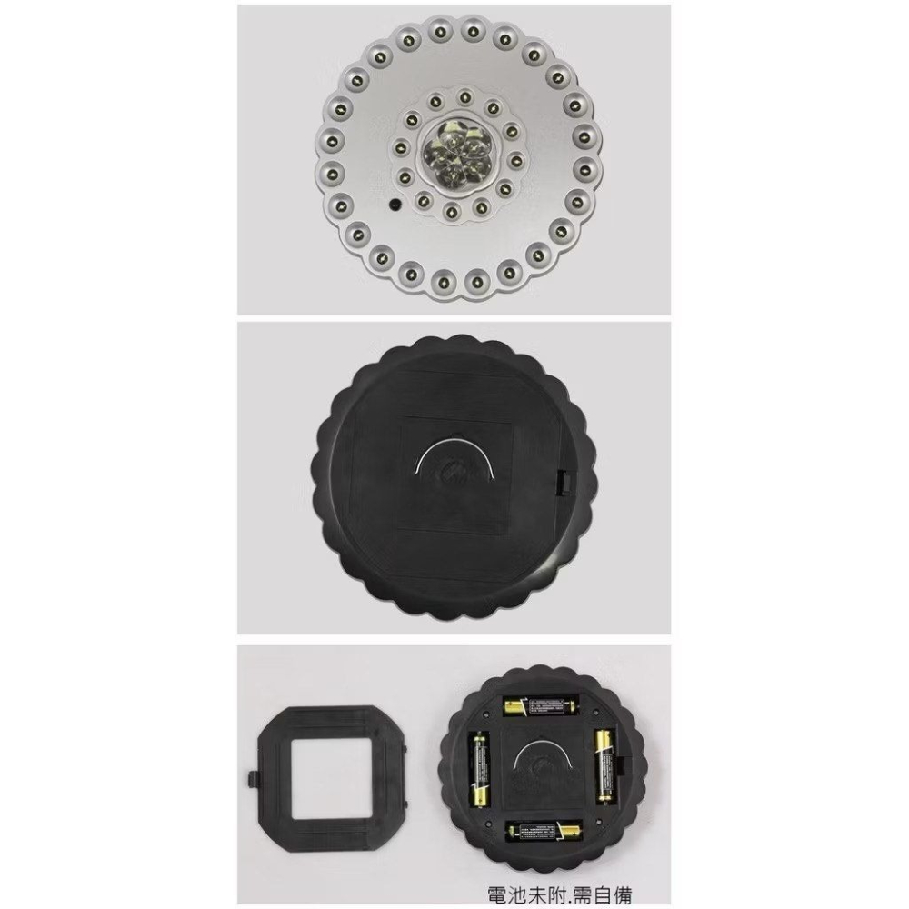 戶外照明41LED帳篷燈,野外野營露營多段式帳篷掛燈,緊急照明營地燈-細節圖3