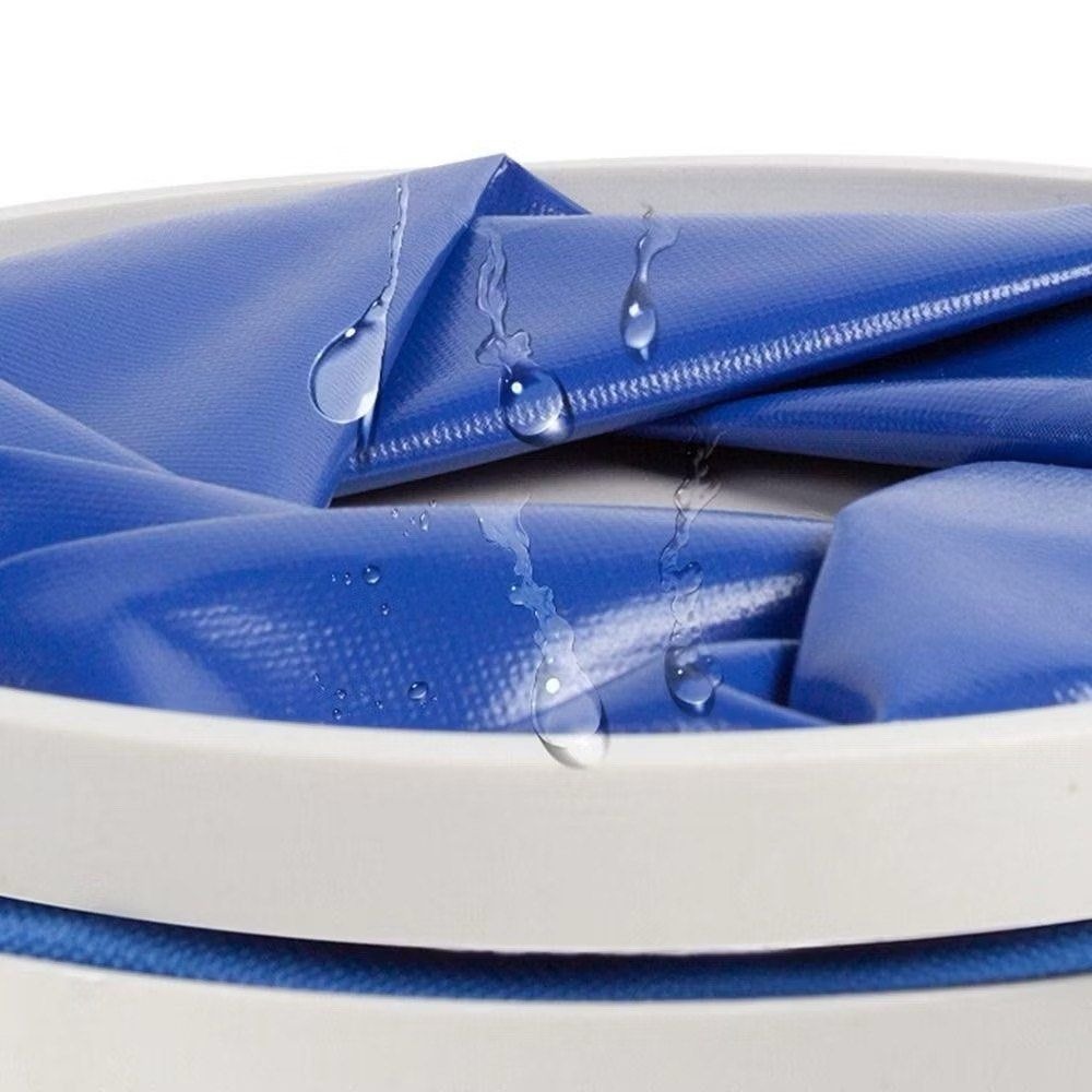 11L牛津布防水折疊水桶,戶外洗車汽車美容水桶,園藝澆花灑水裝水容器,伸縮折疊洗車桶-細節圖5