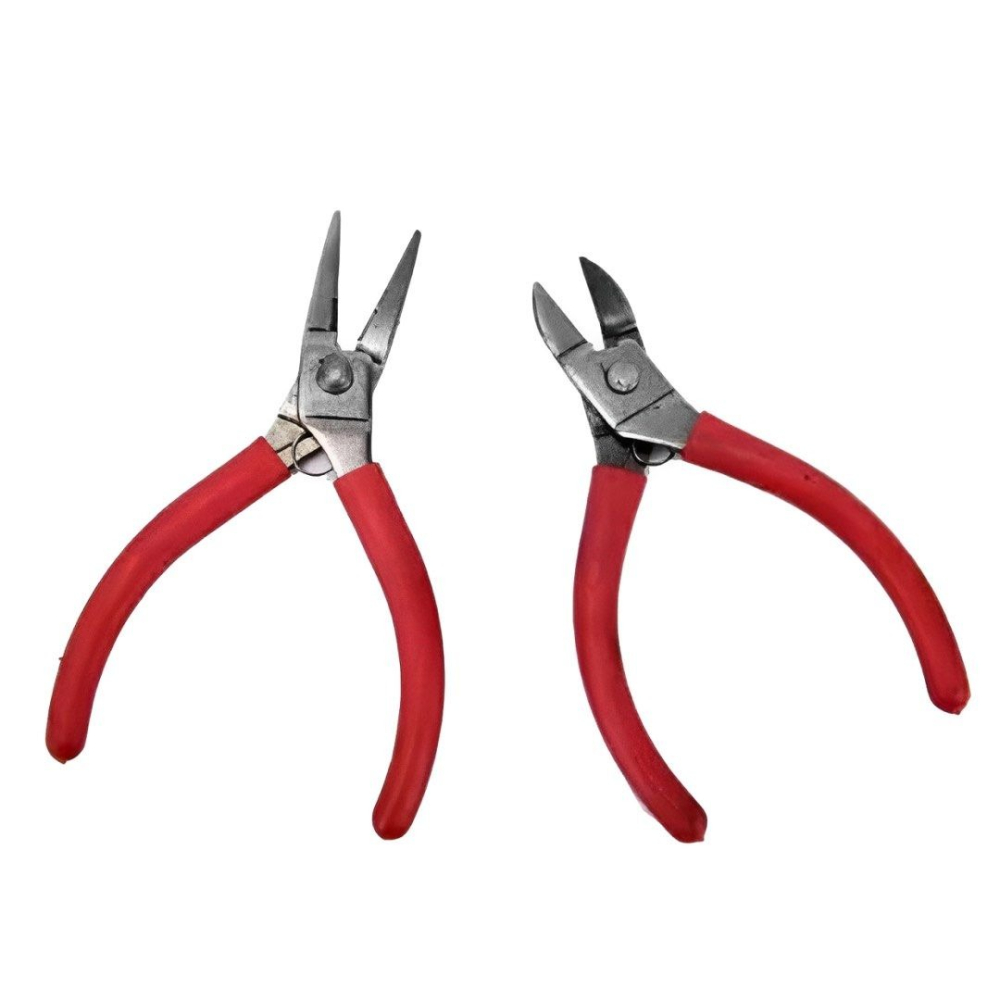 15件汽車造型家用多功能組合工具箱,車型碳鋼五金工具組,尖嘴鉗斜口鉗螺絲起子維修工具組合-細節圖3