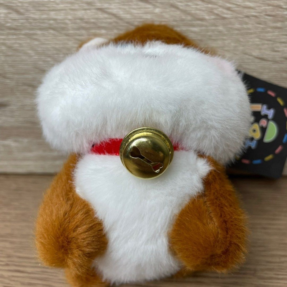 可愛柴犬娃娃吊飾,小狗造型絨毛玩偶鑰匙圈,包包狗狗掛飾鑰匙扣-細節圖6