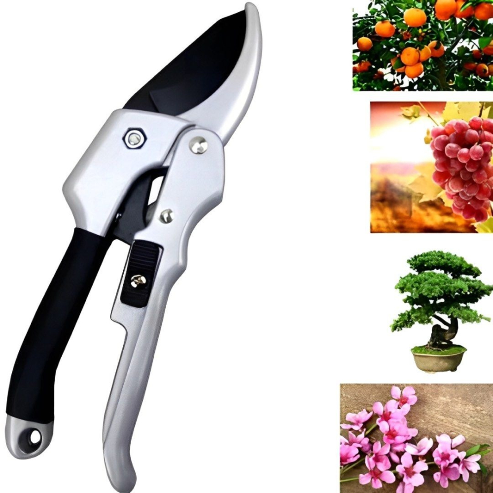 滑輪省力合金鋼果枝剪刀,農用園林園藝剪樹枝修枝剪刀,粗枝剪,修剪花枝剪刀-細節圖2