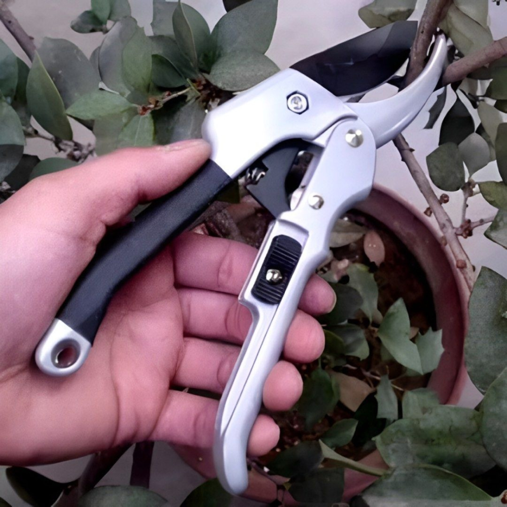 滑輪省力合金鋼果枝剪刀,農用園林園藝剪樹枝修枝剪刀,粗枝剪,修剪花枝剪刀-細節圖4