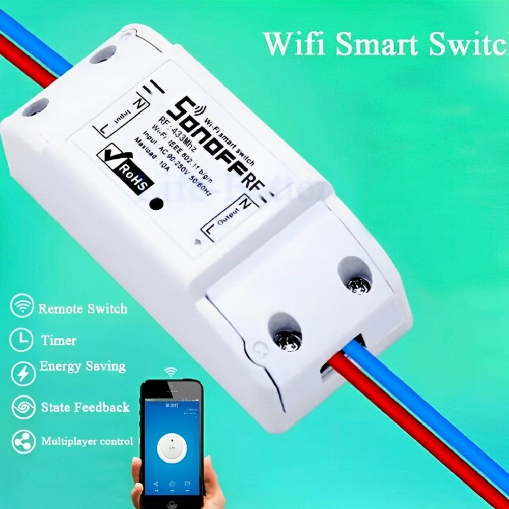 手機app遠程無線遙控定時wifi插座開關,通用改裝帶433遙控功能遠控智能開關-細節圖2