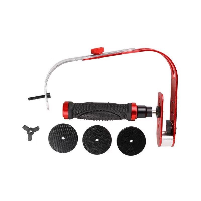 鋁合金弓形單反相機手持穩定器,防手震攝影拍攝減震架,運動相機GoPro手機專用手持平衡器-細節圖4