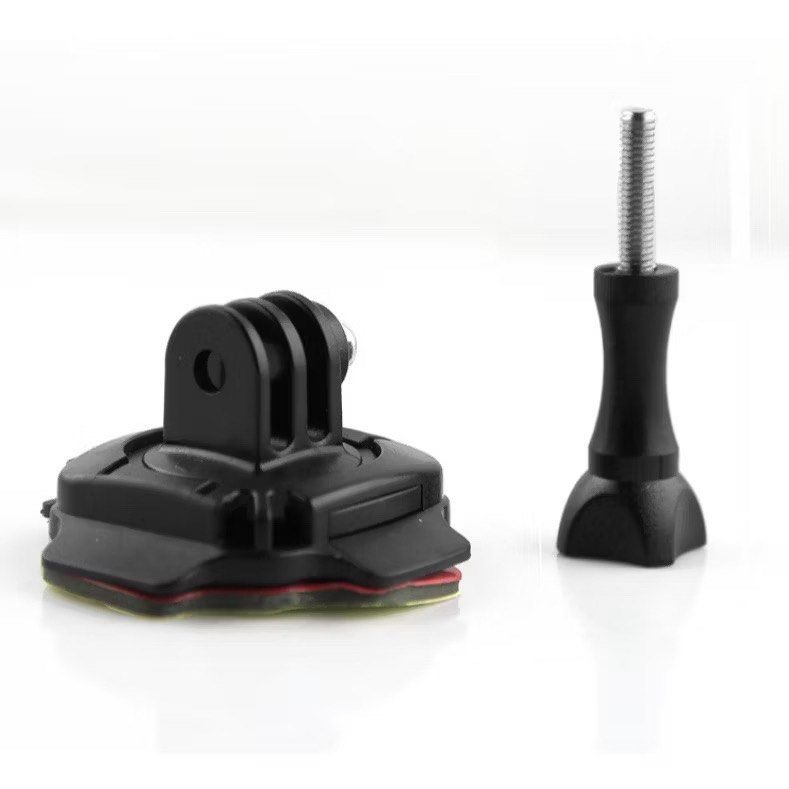 gopro360度旋轉頭盔固定座弧面貼,安全帽運動相機底座-細節圖3