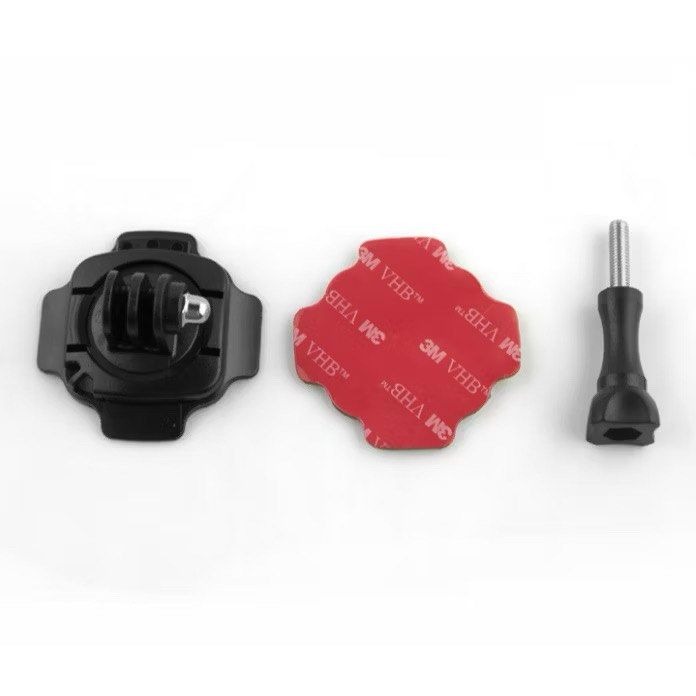 gopro360度旋轉頭盔固定座弧面貼,安全帽運動相機底座-細節圖5