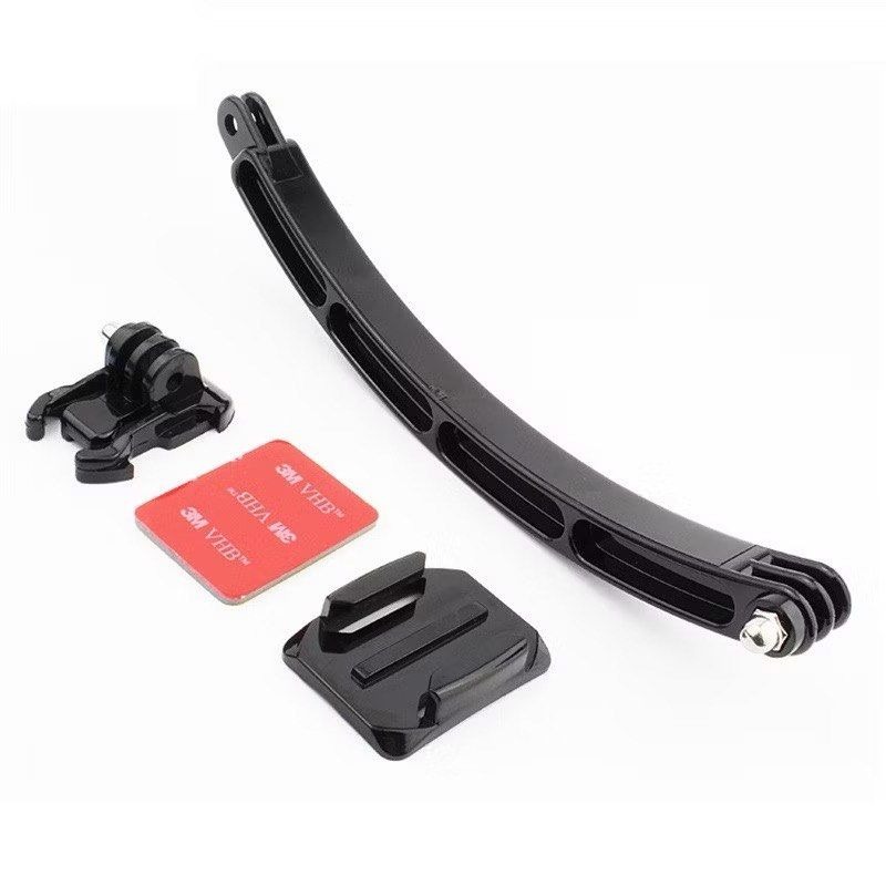 GoPro運動相機頭盔固定自拍杆延長臂,安全帽自拍臂運動相機配件,頭盔攝影延伸桿-細節圖5