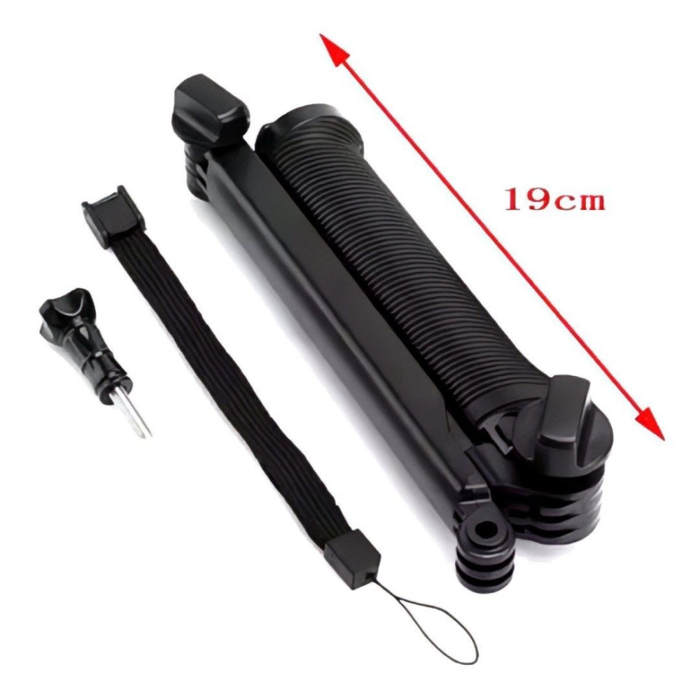 三節摺疊GoPro運動相機調節臂,三向運動相機三腳架,自拍桿立架-細節圖8