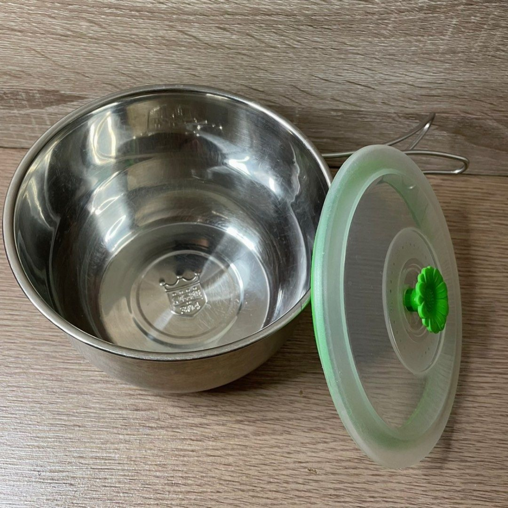 1.4L 304不鏽鋼輕巧保鮮快餐杯,適用電磁爐學生宿舍烹飪廚具炊具,露營收納把手泡麵碗-細節圖3