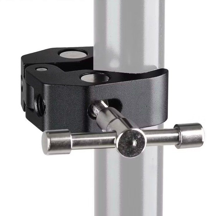 蟹鉗夾萬用支架,攝影強力夾,金屬U型固定夾,閃光燈架魔術大力夾子,魔術怪手-細節圖2