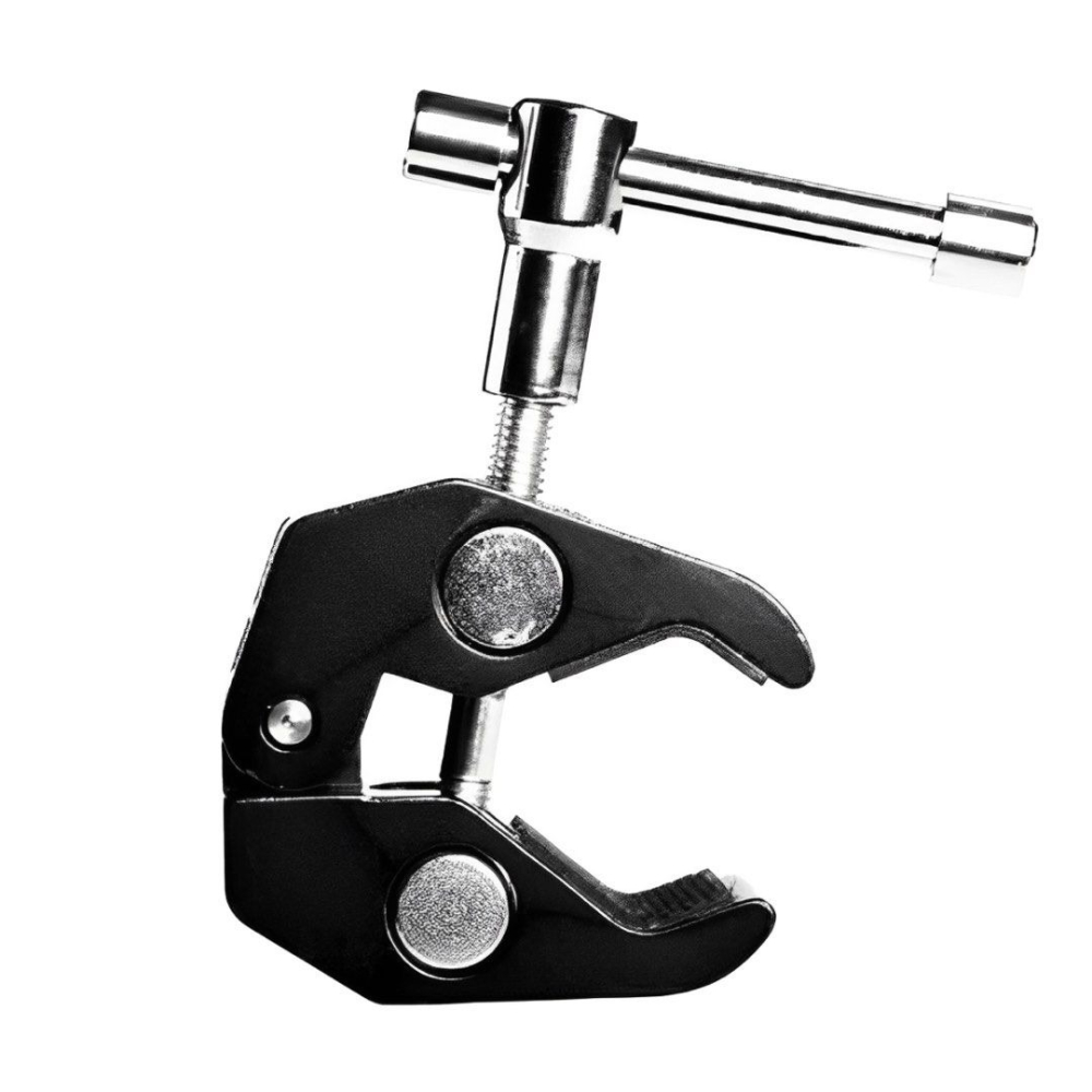 蟹鉗夾萬用支架,攝影強力夾,金屬U型固定夾,閃光燈架魔術大力夾子,魔術怪手-細節圖4