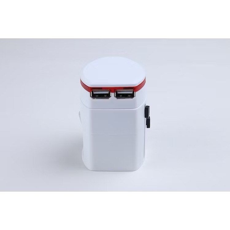 多國旅行轉換頭,萬用轉接頭雙孔USB充電出國旅行插頭,全球通插頭-細節圖4