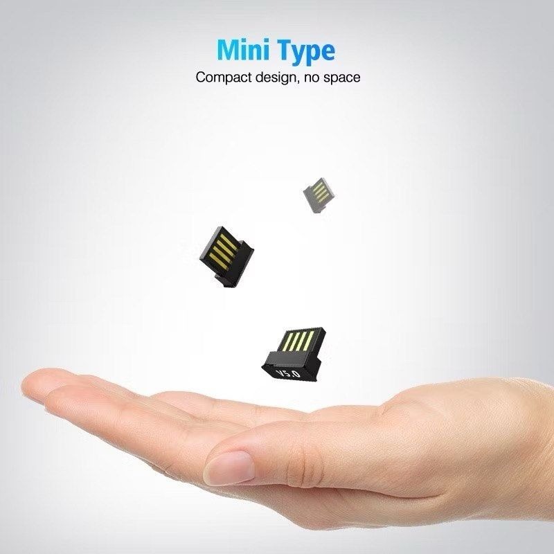 USB藍牙適配器,BT5.0 USB無線電腦藍芽發射器,筆記型電腦耳機滑鼠接收器-細節圖3