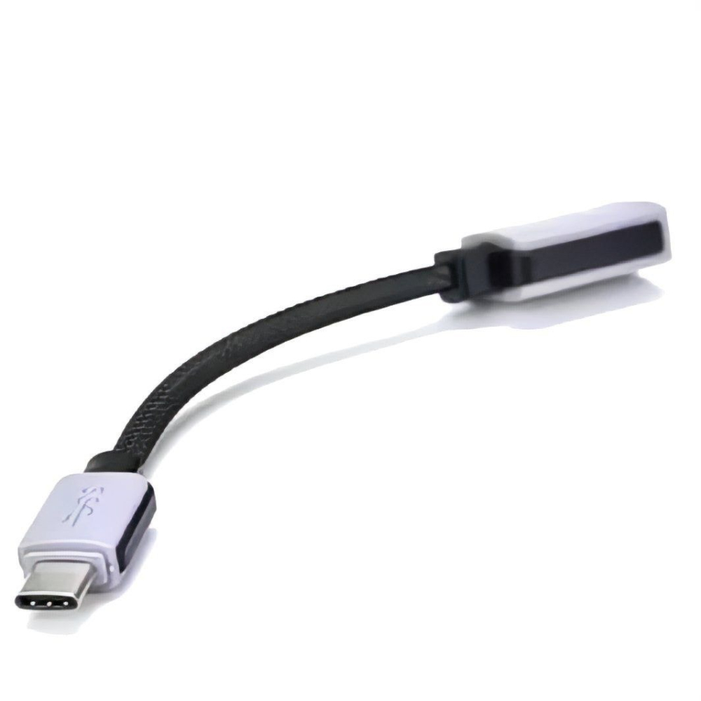 編織漁網USB3.1 OTG轉接線,手機連接OTG轉換線,20cm-細節圖2