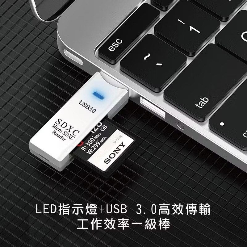USB 3.0二合一SD+TF卡讀卡器,電腦高速USB讀卡機-細節圖3