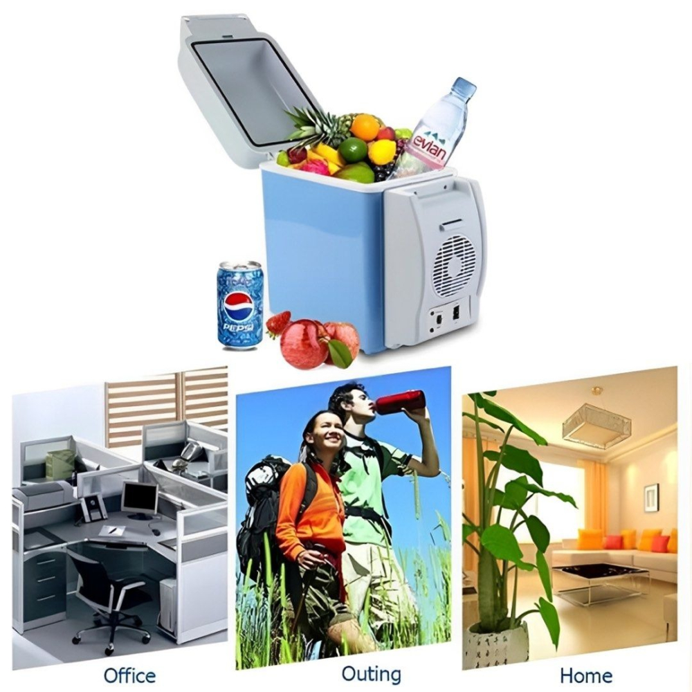 7.5L便攜式車用小冰箱,12V車載冷暖兩用保溫箱,汽車旅行食物保存箱-細節圖2