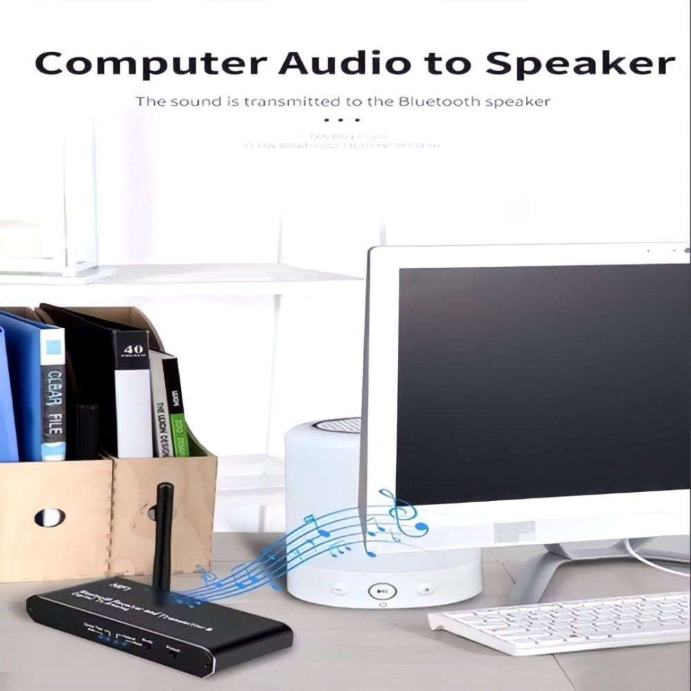 藍牙5.0音頻適配器藍牙接收發射器,藍芽轉換器,光纖轉換同軸轉換調音雙輸出發射器-細節圖3