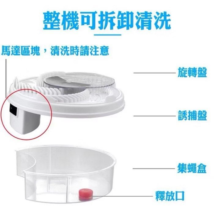 電動高效捕蠅器,USB供電害蟲捕捉器,昆蟲捕捉器,自動捕蠅器-細節圖2