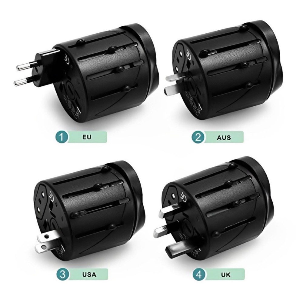全球通推式萬用轉換頭,萬國旅行充電頭,旅遊多國萬用插頭-細節圖2