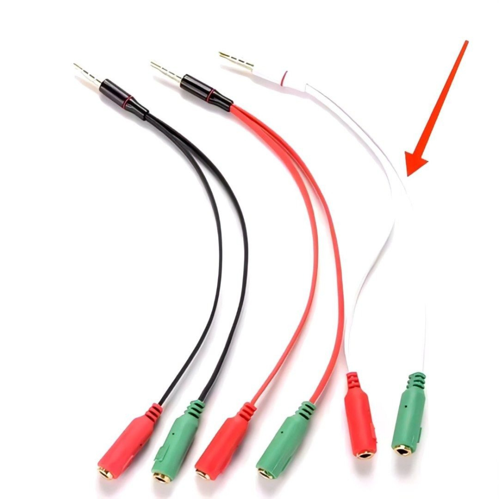 2合1轉接線單孔,3.5MM音頻轉換線,電腦耳機轉手機筆電線材-細節圖4