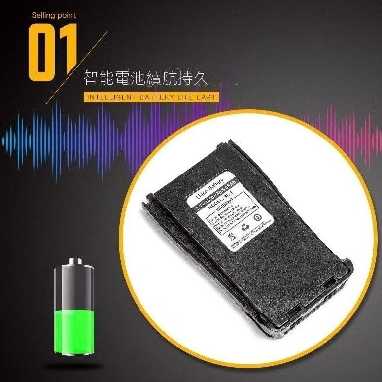 寶鋒手持無線對講機,多台對連遠距離通話免持無線電,1-10公里語音對講-細節圖3