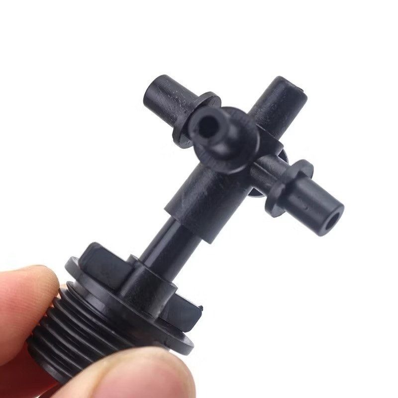 360度花園可調五頭霧化噴頭,園藝養殖場降溫可調節霧化器,庭院灌溉植物澆水設備灑水器-細節圖8