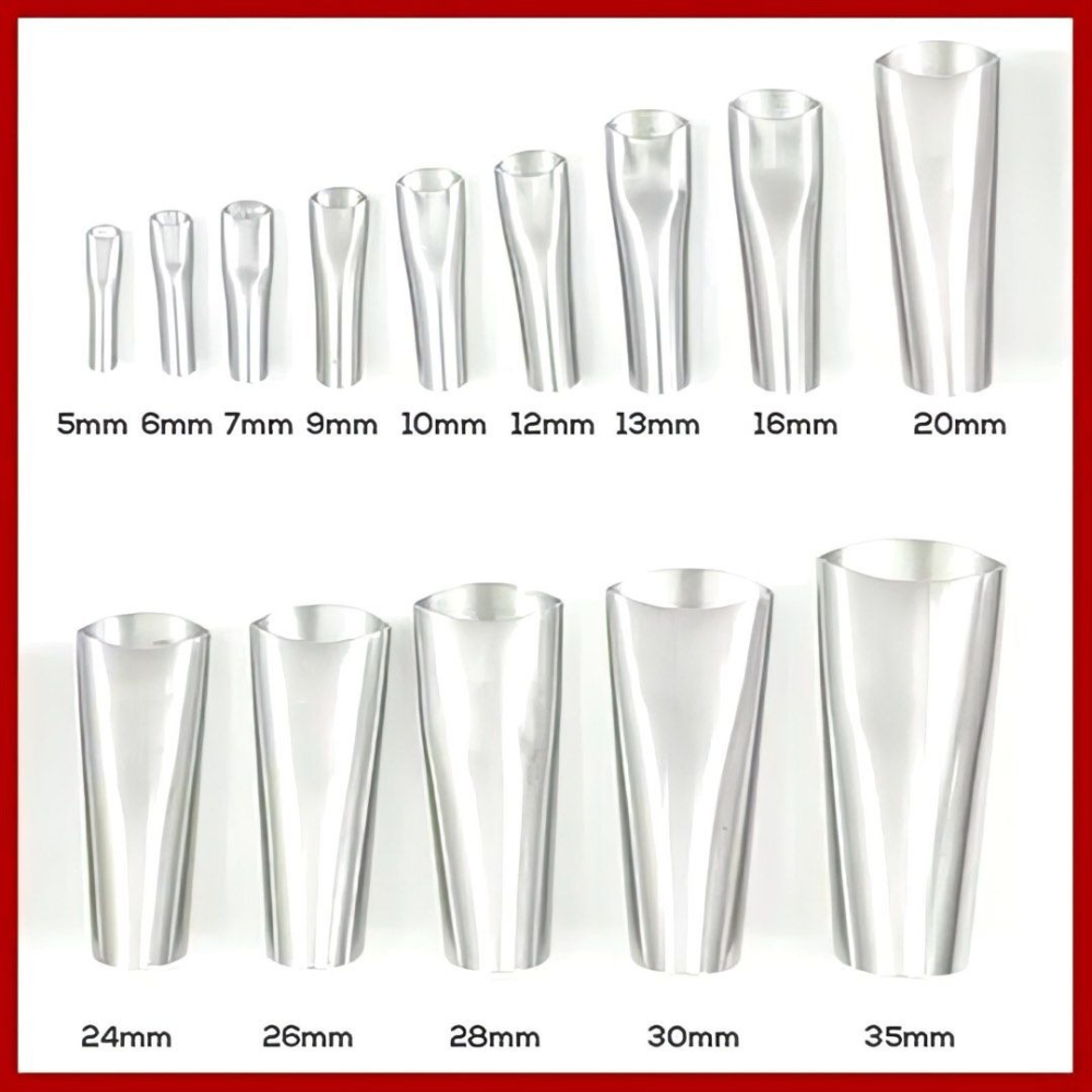 14入矽利康槍嘴不鏽鋼膠嘴套,不銹鋼鴨嘴型打膠槍嘴,玻璃膠填縫成型金屬口密封膠噴嘴-細節圖5