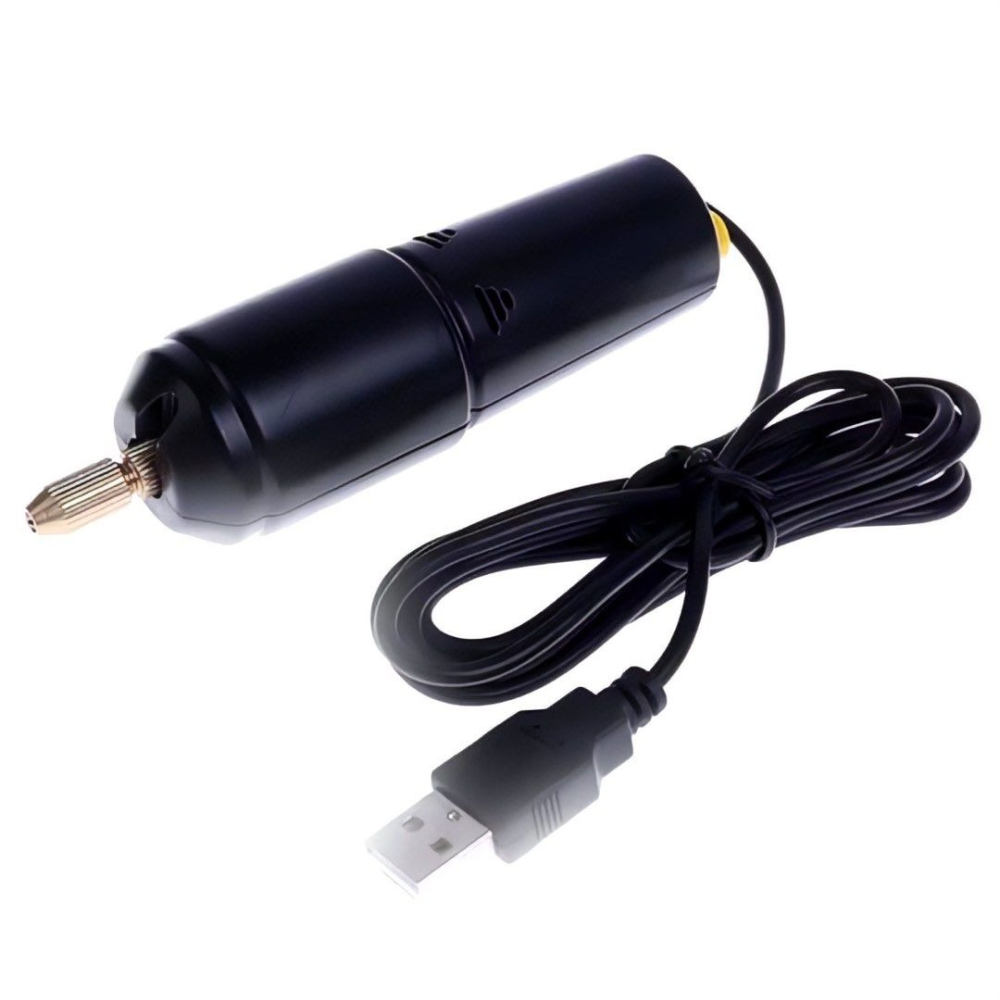 迷你手電鑽,USB供電DIY打磨機,手持式鑽孔機,電動沖孔工具-細節圖7