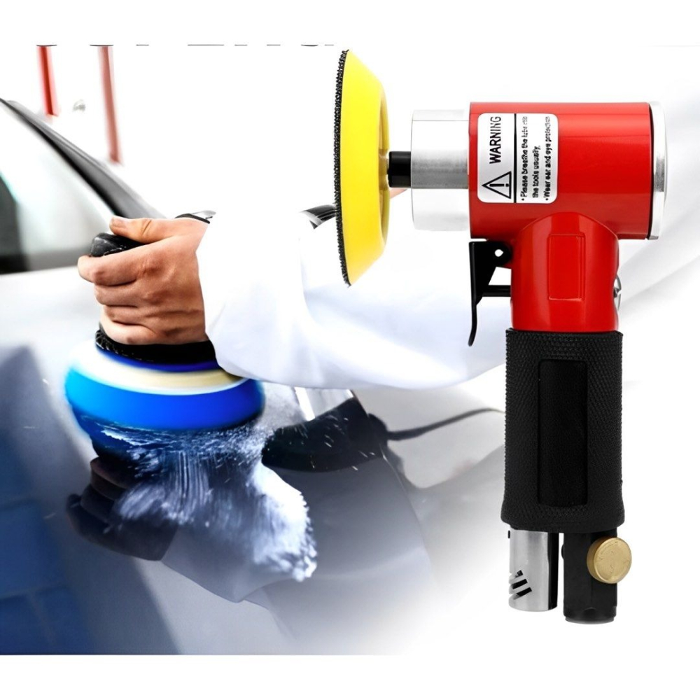 迷你氣動汽車美容打蠟拋光機,2吋/3吋木工打磨工具研磨機-細節圖3