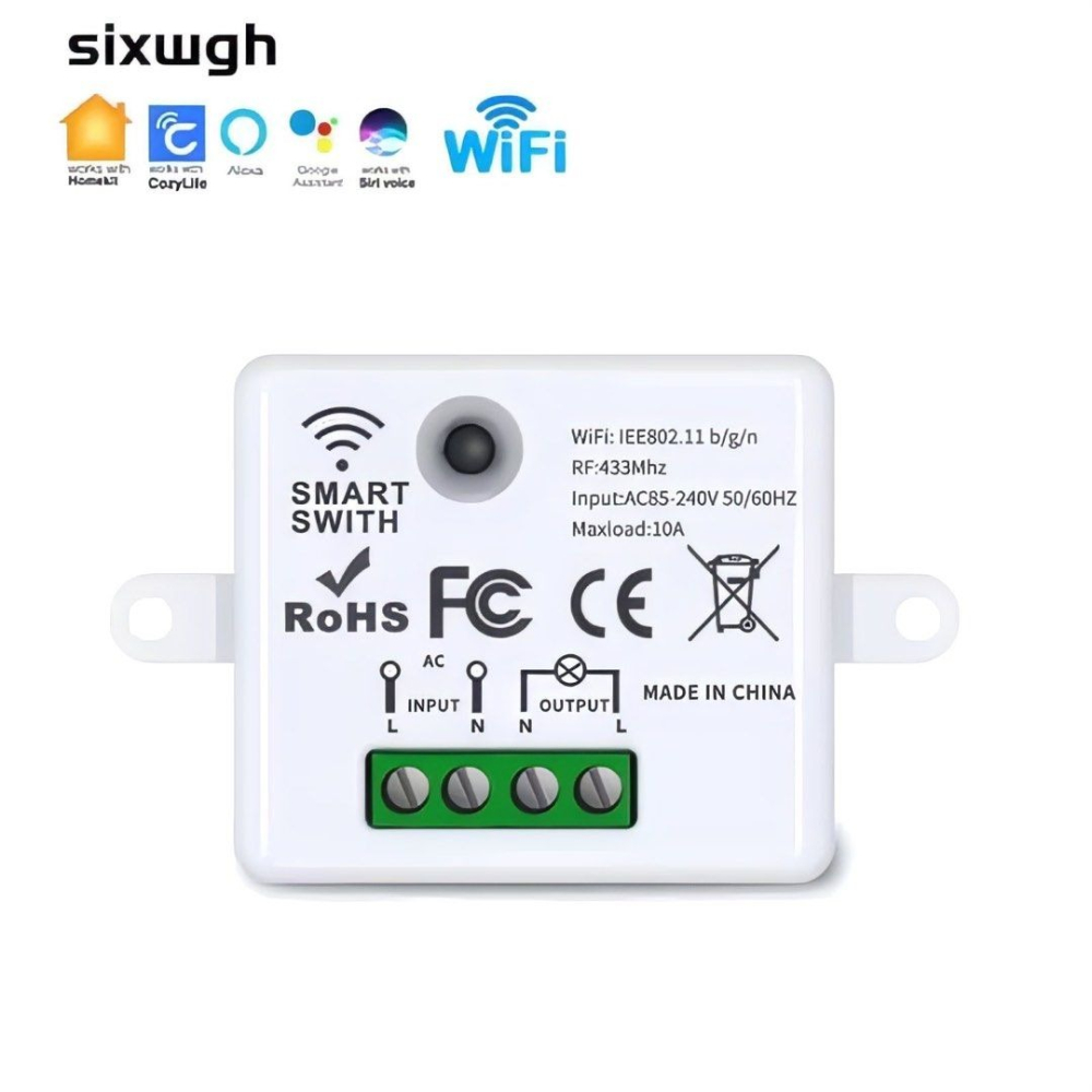 Wifi+RF迷你智能通斷器,無線遙控開關寬電壓電路控制器-細節圖2