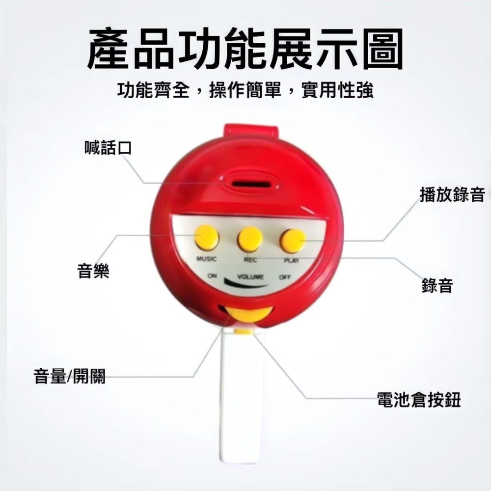 戶外折疊式喊話筒,手持大功率錄音器,多功能無線擴音喇叭叫賣器,迷你錄音大聲公-細節圖3